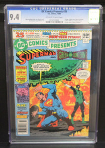DC Comics Presents #26 - 1st Appearance of the New Teen Titans - DC Comics 1980 CGC Graded 9.4 NM