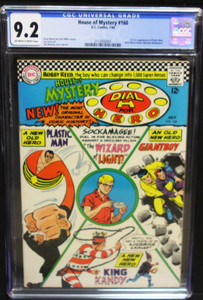 House of Mystery #160 - High Grade CGC 9.2 1st Appearance Silver Age Plastic Man DC Comics 1966