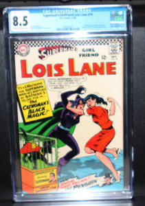 Superman's Girlfrield Lois Lane #70 - 1st Silver Age Catwoman DC Comics  1966 - CGC Graded 8.5