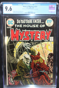 House of Mystery #221 - CGC Graded 9.6 NM+ Bronze Age Horror DC Comics 1974 - Wrightson / Kaluta Cover