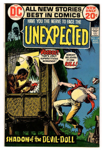 Unexpected #138 - 1972 Bronze Horror DC Comics - Nick Cardy Voodoo Cover - High Grade Raw Copy Unexpected #138 - 1972 Bronze Horror DC Comics - Nick Cardy Voodoo Cover - High Grade Raw Copy