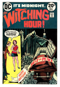 Witching Hour #37 - 1973 DC Silver Bronze Age Horror Comic - Nick Cardy RIP Coffin Cover - HIgher Grade Raw Copy Witching Hour #37 - 1973 DC Silver Bronze Age Horror Comic - Nick Cardy RIP Coffin Cover - HIgher Grade Raw Copy