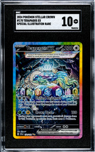 Terapagos Ex Special Illustration Rare #170/142 Pokemon SGC Graded 10 Gem Mint