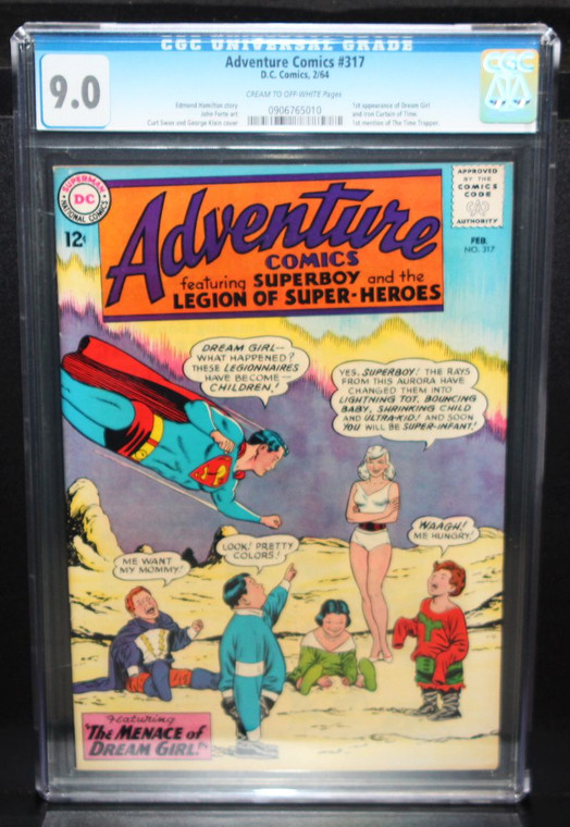Adventure Comics #317 - CGC Graded 9.0 1st Dream Girl - Silver Age DC 1964 Legion