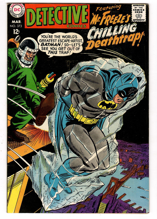 Detective Comics #373 - 2nd Appearace Mr. Freeze - 1968 DC Comics - High Grade Raw Copy