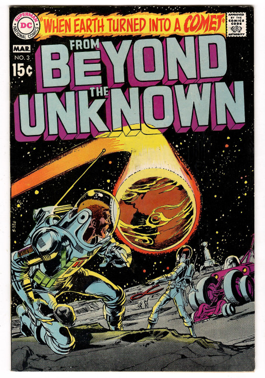 From Beyond the Unknown #3 - Neal Adams Classic Black Sci-Fi Bronze Age Cover - Higher Grade