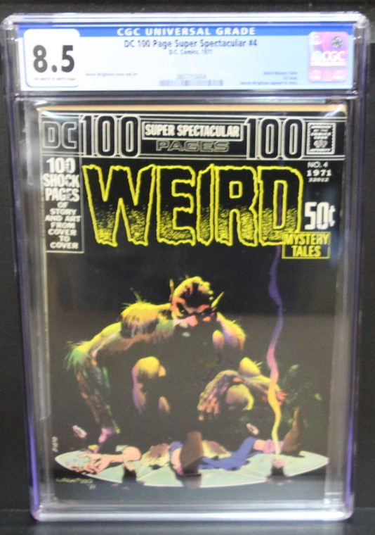 DC 100 Page Super Spectacular #4 - Berni Wrightson Bronze Age Classic Weird Mystery Tales Cover - CGC Graded 8.5