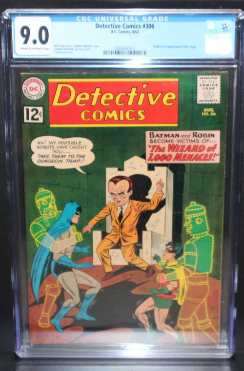 Detective Comics #306 - High Grade 1962 Batman Silver Age - CGC Graded 9.0 VF/NM DC Comics