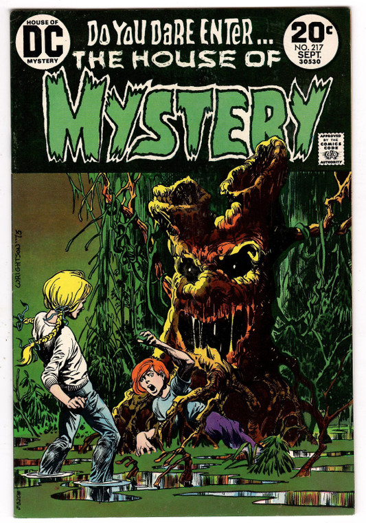 House of Mystery #217 - Classic Bernie Wrightson Tree Cover DC Comics Bronze Age Horror 1973, Higher Grade