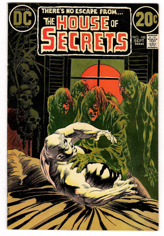 House of Secrets #100 - Classic Bernie Wrightson Zombie Cover DC Comics Bronze Age Horror, Nice Copy