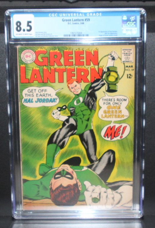 Green Lantern #59 - 1st Appearance Guy Gardner DC Comics Silver Age 1968 - CGC Graded 8.5