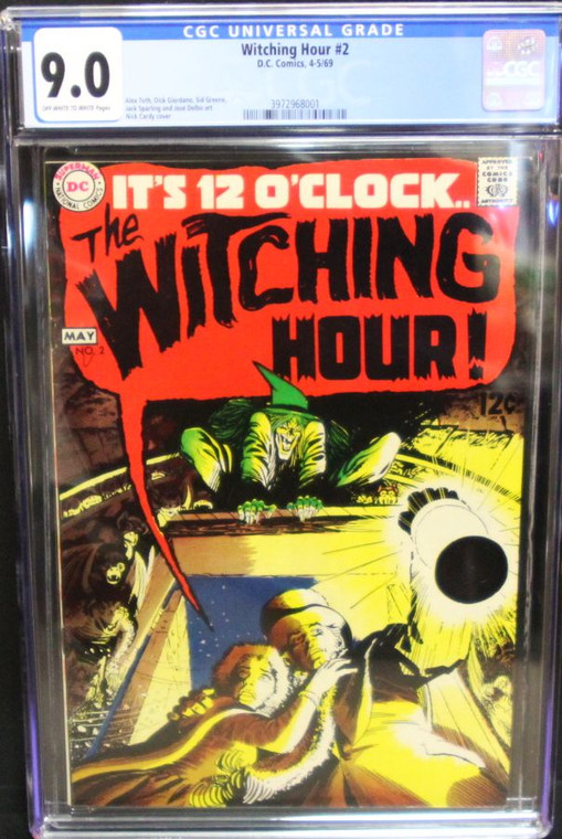 Witching Hour #2 - DC Comics Bronze Age Horror Key Issue - CGC Graded 9.0 Nick Cardy Cover, Alex Toth