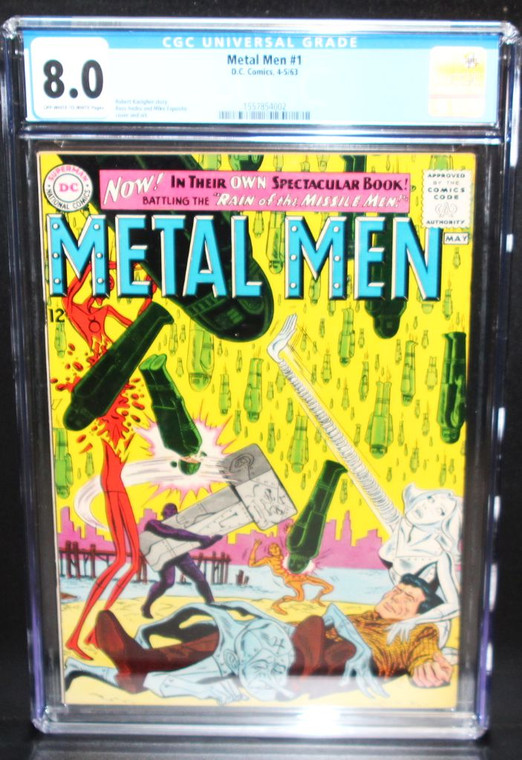 Metal Men #1 - DC Comics Silver Age Key Issue - 1963 CGC Graded 8.0 VF
