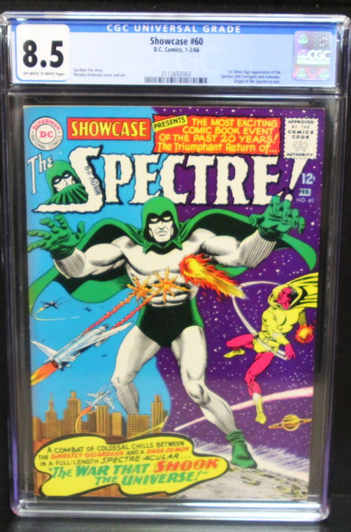 Showcase #60 - 1st Silver Age Spectre - DC Comics 1966 - CGC Graded 8.5 Key Issue