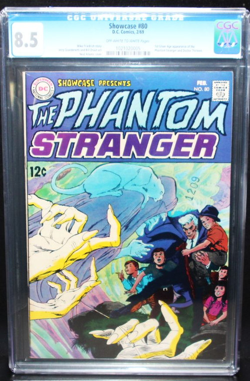 Showcase #80 - 1st Silver Age Phantom Stranger & Doctor Thirteen  - DC Comics 1969 - CGC Graded 8.5 Key Issue