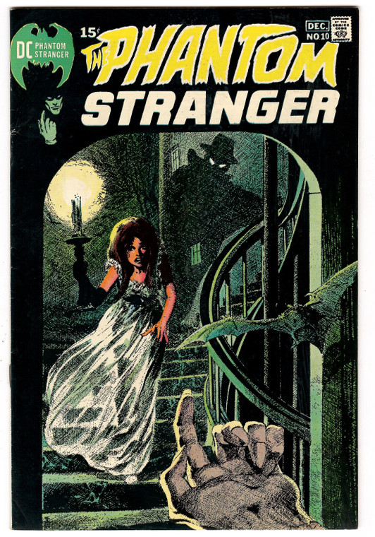 Phantom Stranger #10 - Classic Neal Adams Grey Tone Bronze Age DC Horror Cover -  Higher Grade Raw Copy