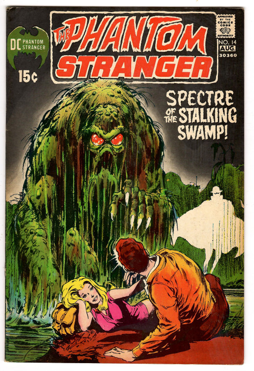 Phantom Stranger #14 - Swamp Thing Prototype Neal Adams Cover 1971 Bronze Age DC Horror Cover -  Higher Grade Raw Copy