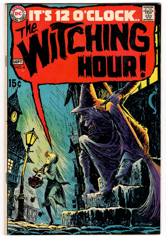 Witching Hour #4 - 1969 DC Silver Bronze Age Horror Comic - Nick Cardy Cover, Alex Toth - HIgher Grade Raw Copy