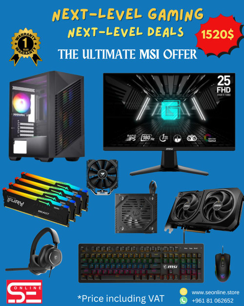 Gaming Desktop Offer 2025 Core i7-14700KF RTX 5060 Ti 16GB 960GB NVMe Gaming Desktop Offer 2025 Core i7-14700KF RTX 5060 Ti 16GB 960GB NVMe