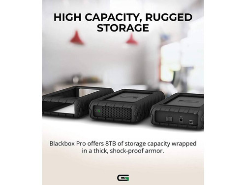 Glyph Blackbox Pro Rugged, 8TB USB-C Enterprise Version