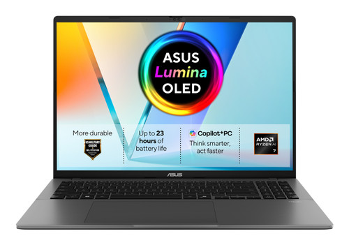 ASUS Vivobook S16 M3607GA-IS99T AMD Ryzen AI 9 465 32GB RAM 1TB SSD 16″ WUXGA 120Hz Touch Windows 11