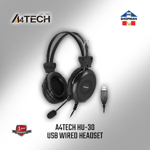 A4TECH USB Headset With MIC HU30