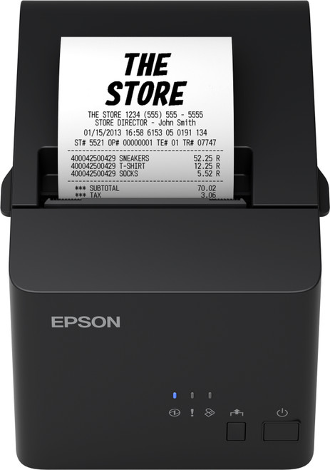 EPSON TM-T20X (052) Thermal Receipt Printer, LAN, speed 200mm/sec (C31CH26052)
