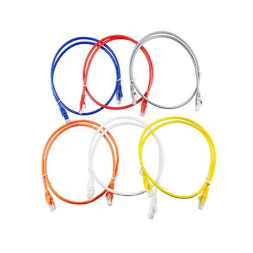 EussoNet Patch Cord CAT6 Full Copper, LSZH Jacket, 0.5M (EU-6PT05M)