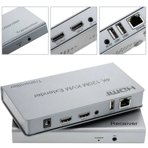 iWays FHD 1080P HDMI+USB KVM Extender 60 Meter, (IW-6UIR)