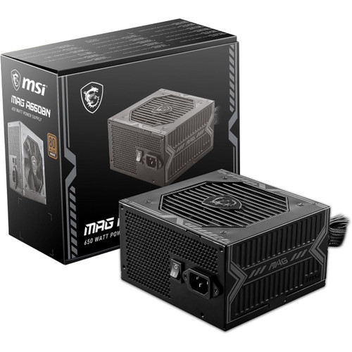MSI Power Supply 650W 80PLUS Bronze - MAG A650BN