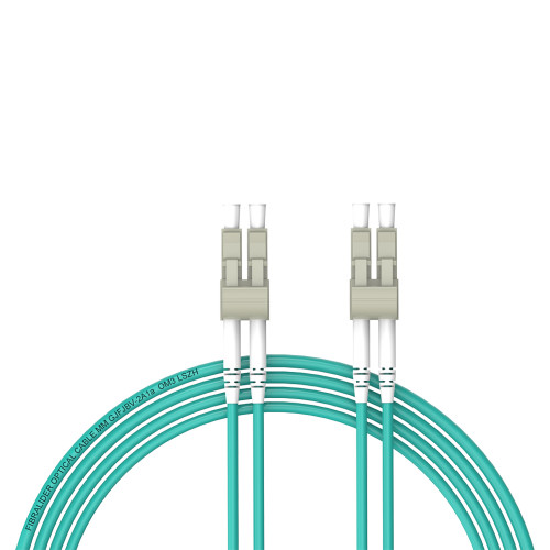 EussoNet Fiber Patch Cord, LC/UPC-LC/UPC Multimode OM3 Duplex 3.0mm LSZH 10M (EU-OM3LC-10M-505)