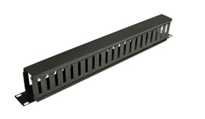 EussoNet 1U Plastic Cable Management 12Ports W/Cover (EU-CM006)