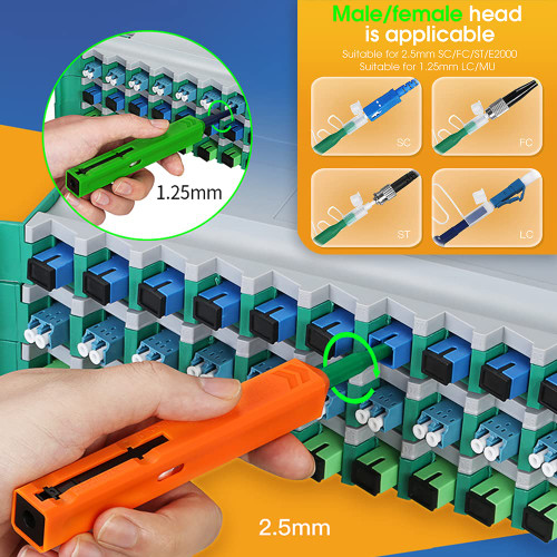 EussoNet Fiber Cleaning tool 2.5mm (SC/FC/ST) (EU-F25SCT-SC)