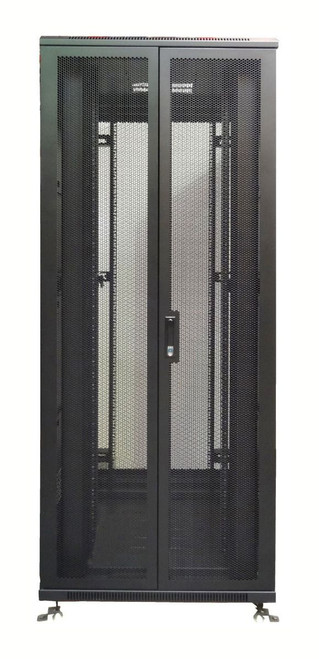 EussoNet 42U Server Cabinet W600*D1000 Front Door 2 Sections Perforated (EU-EJS6042-2PP)
