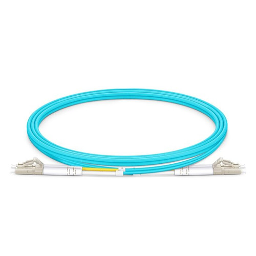 EussoNet Fiber Patch Cord, LC/UPC-LC/UPC Multimode OM3 Duplex 3.0mm LSZH 2M (EU-OM3LC-2M-302)