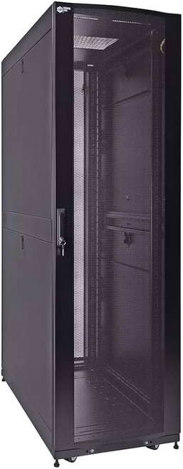 EussoNet 42U Server Cabinet W800*D1200 Door: Front Perforated - Rear Perforated (EU-EJS8242-PP)