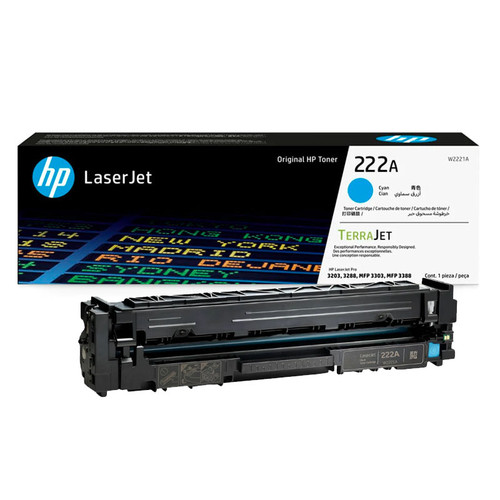 Copyway Compatible HP W2221A (222A) Cyan Premium (with chip) Toner Cartridge (1200 Pages)