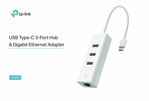 TP-Link UE-330C USB Type-C 3-Port Hub & Gigabit Ethernet Adapter