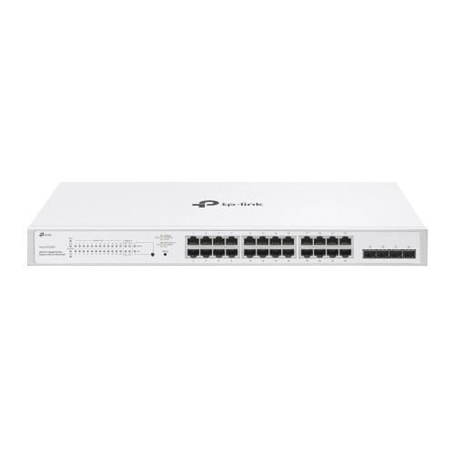 TP-Link FESTA FS328GP Switch 28Port Gigabit Smart Switch with 24-Port PoE+ (250w) with 4*giga SFP,Rackmount, cloud centralized management via the Festa app or the web