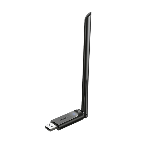 UGREEN AC650 High-Gain Dual Band 2.4GHz&5GHz Wireless USB Adapter, 6dBi High Gain Antenna