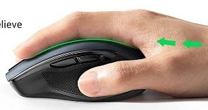UGREEN Silent Wireless Mouse, 4000DPI, 6 Buttons, Accurate Control, Ergonomic Design for maximum Comfort
