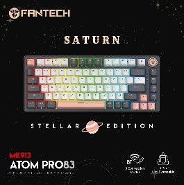 Fantech STELLAR Edition MK913 - ATOM PRO83,3 Modes Bluetooth, Wireless & Wired, Built-in Battery, Mechanical Gaming Keyboard