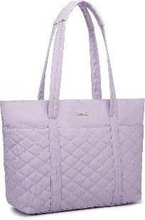 Kinmac 15.6" Women's Quilted Laptop Tote Handbag