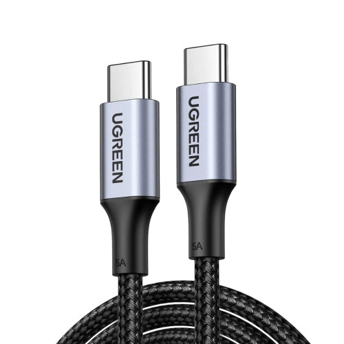 UGREEN USB-C to USB-C 100W Braided Cable & Aluminum Body UGREEN USB-C to USB-C 100W Braided Cable & Aluminum Body