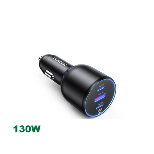 UGREEN 130W 3 Ports Fast Car Charger, for Phones, Tablets, Ipads, Laptops & MacBooks UGREEN 130W 3 Ports Fast Car Charger, for Phones, Tablets, Ipads, Laptops & MacBooks