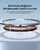 UGREEN Qi2 25W Magflow Wireless Charger, 2-in-1 charging station MagSafe-compatible Qi2 wireless charger with USB-C port