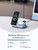 UGREEN MagFlow Qi2 25W 3-in-1 Wireless Charging Station – Foldable MagSafe Charger for iPhone , iWatch, AirPods, Includes 45W Adapter