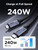 UGREEN Ultra High-Speed 240W Thunderbolt 4 USB-C Cable with 80Gbps Data Transfer and 16K Display Support