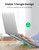 UGREEN Aluminum Laptop Stand Riser, Multiangle, Adjustable, Foldable & Ergonomic Design + Free Pocket