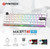 Fantech MK857 MAXFIT61, 3 Modes Bluetooth, Wireless & Wired, Rechargeable Built-in Battery, Modular Mechanical Gaming Keyboard